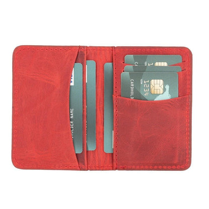 Dalfsen Leather Card Holder - TORONATA - color_ Red