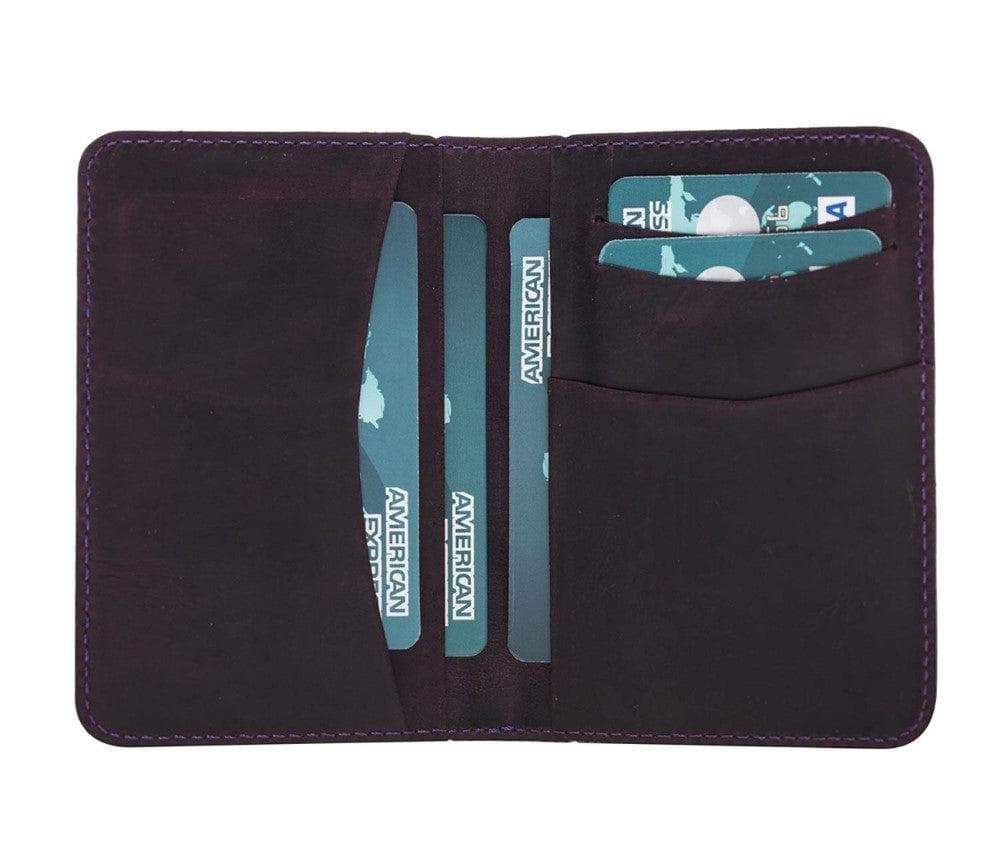 Dalfsen Leather Card Holder - TORONATA - color_ Purple
