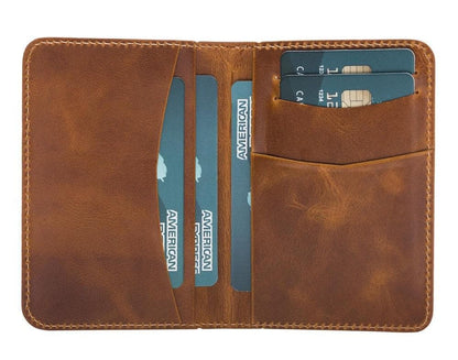 Dalfsen Leather Card Holder - TORONATA - color_ Moccasin