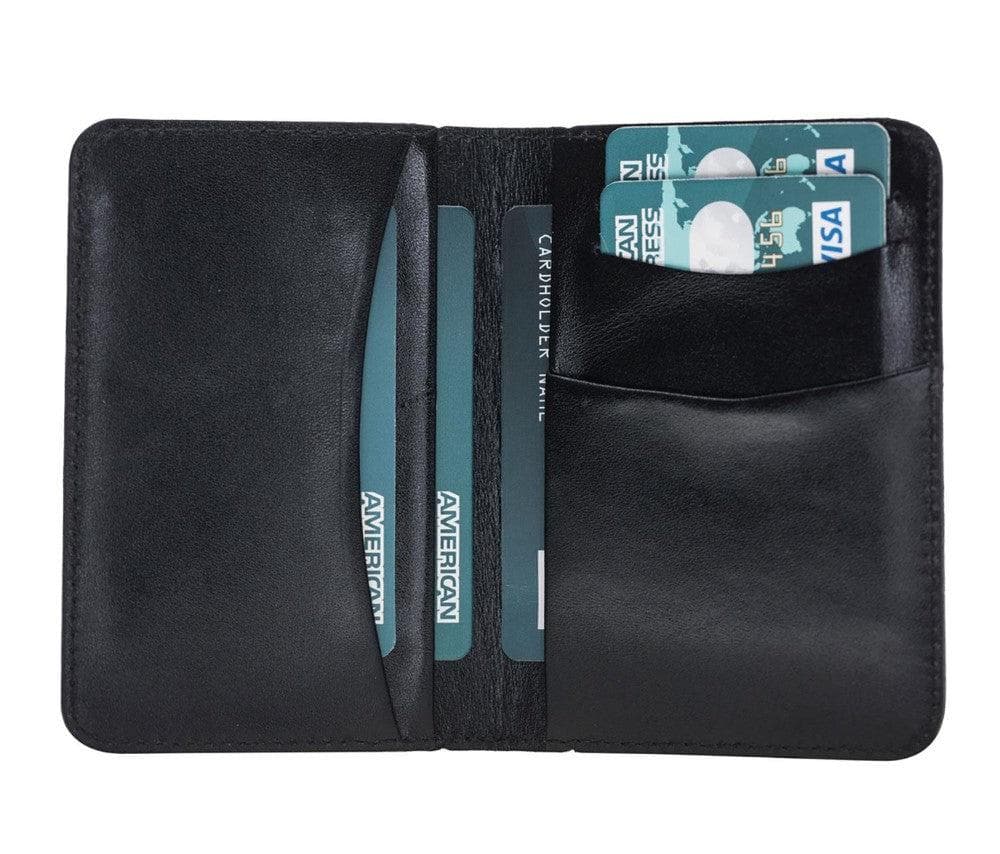 Dalfsen Leather Card Holder - TORONATA - color_ Black