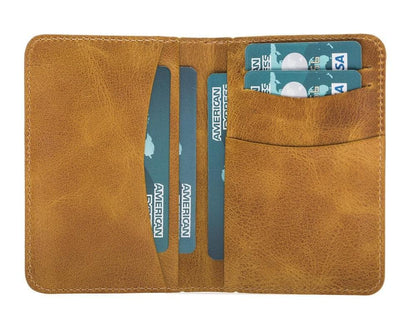 Dalfsen Leather Card Holder - TORONATA - color_ Yellow
