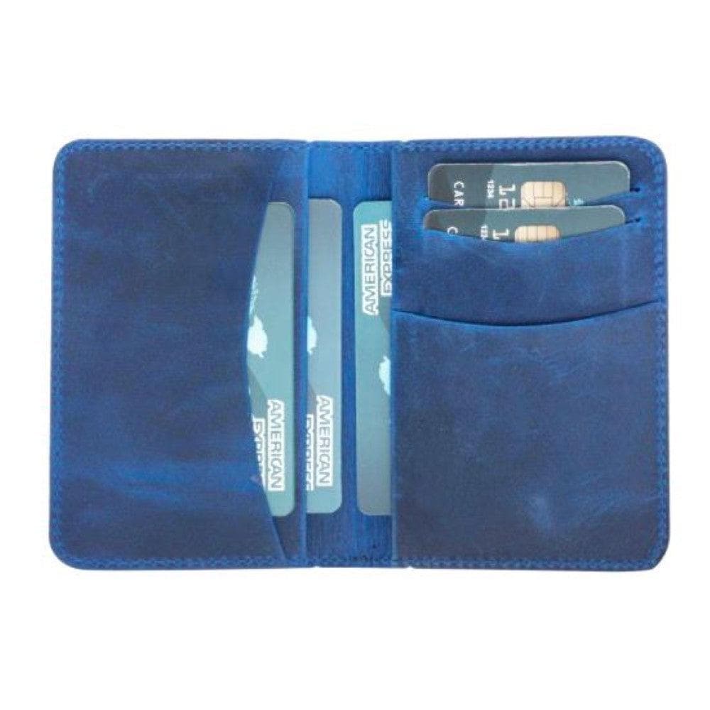 Dalfsen Leather Card Holder - TORONATA - color_ Blue