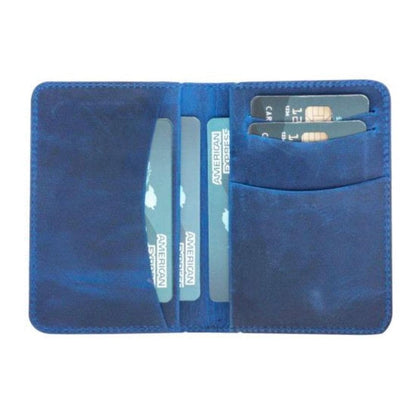 Dalfsen Leather Card Holder - TORONATA - color_ Blue