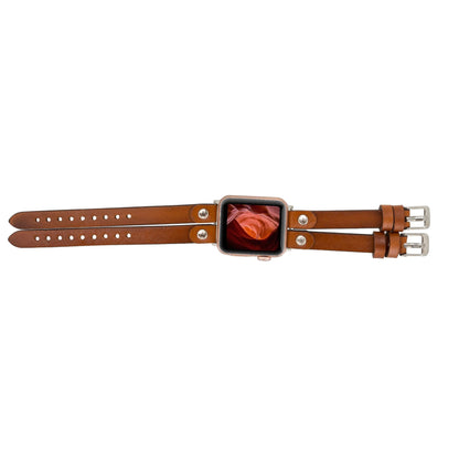 Durham Ely Leather Apple Watch Double Band - TORONATA - color_