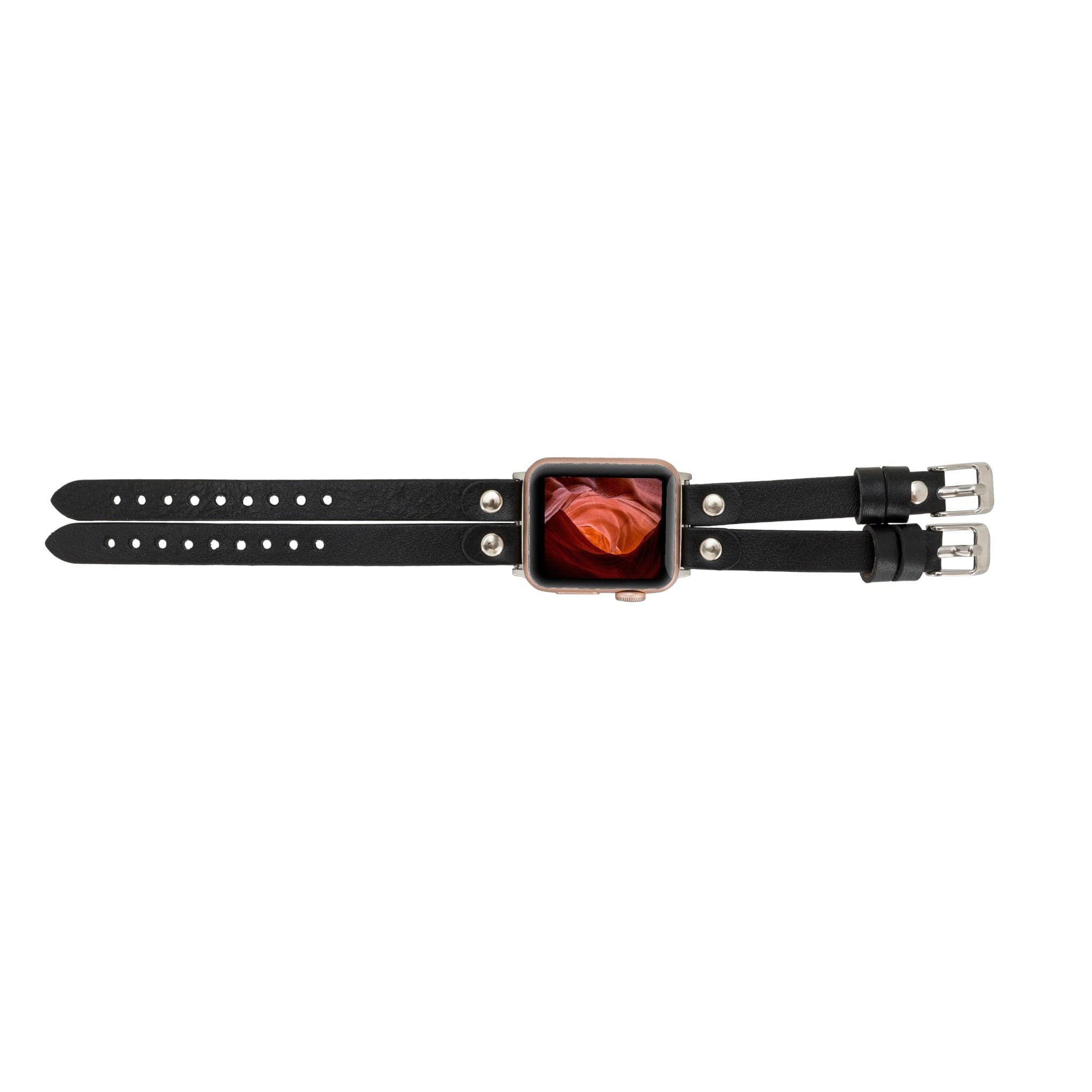 Durham Ely Leather Apple Watch Double Band - TORONATA - color_