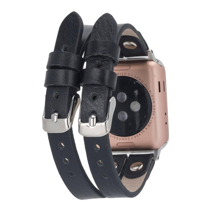 Durham Ely Leather Apple Watch Double Band - TORONATA - color_