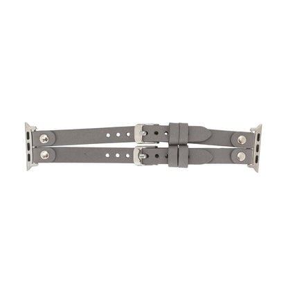 Durham Ely Leather Apple Watch Double Band - TORONATA - color_