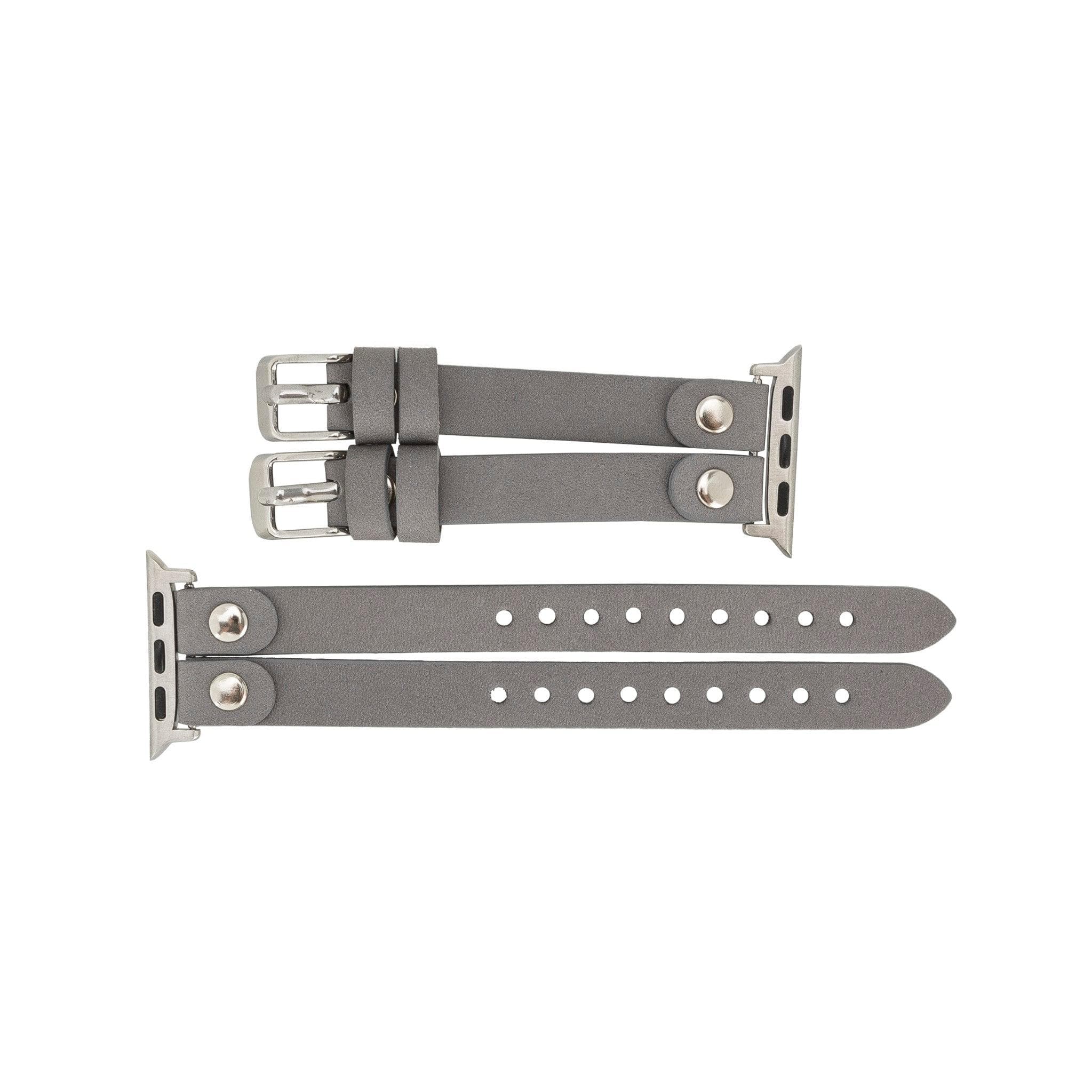 Durham Ely Leather Apple Watch Double Band - TORONATA - color_