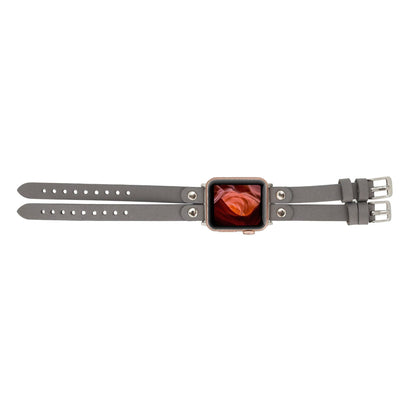 Durham Ely Leather Apple Watch Double Band - TORONATA - color_