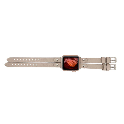 Durham Ely Leather Apple Watch Double Band - TORONATA - color_