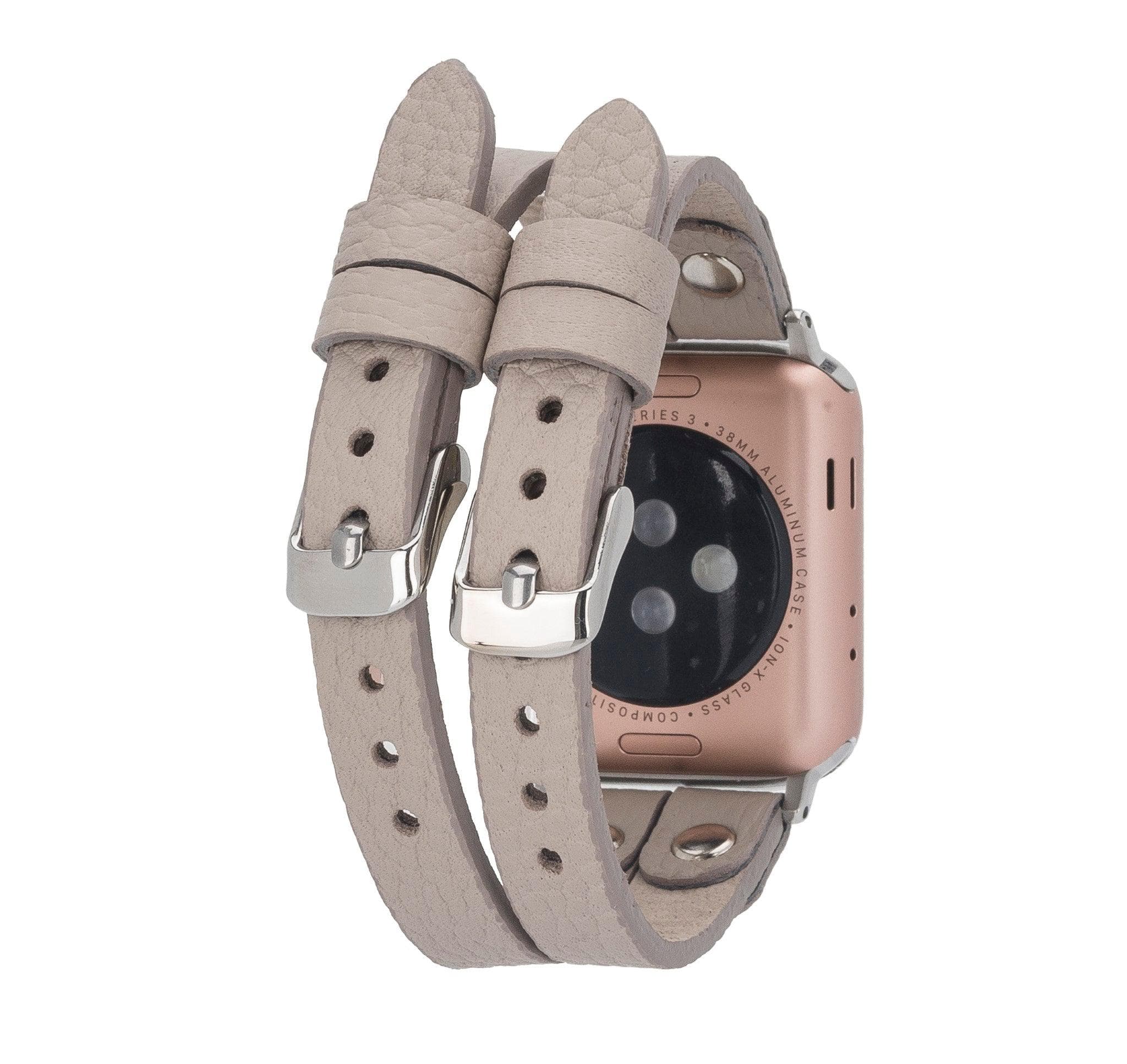 Durham Ely Leather Apple Watch Double Band - TORONATA - color_