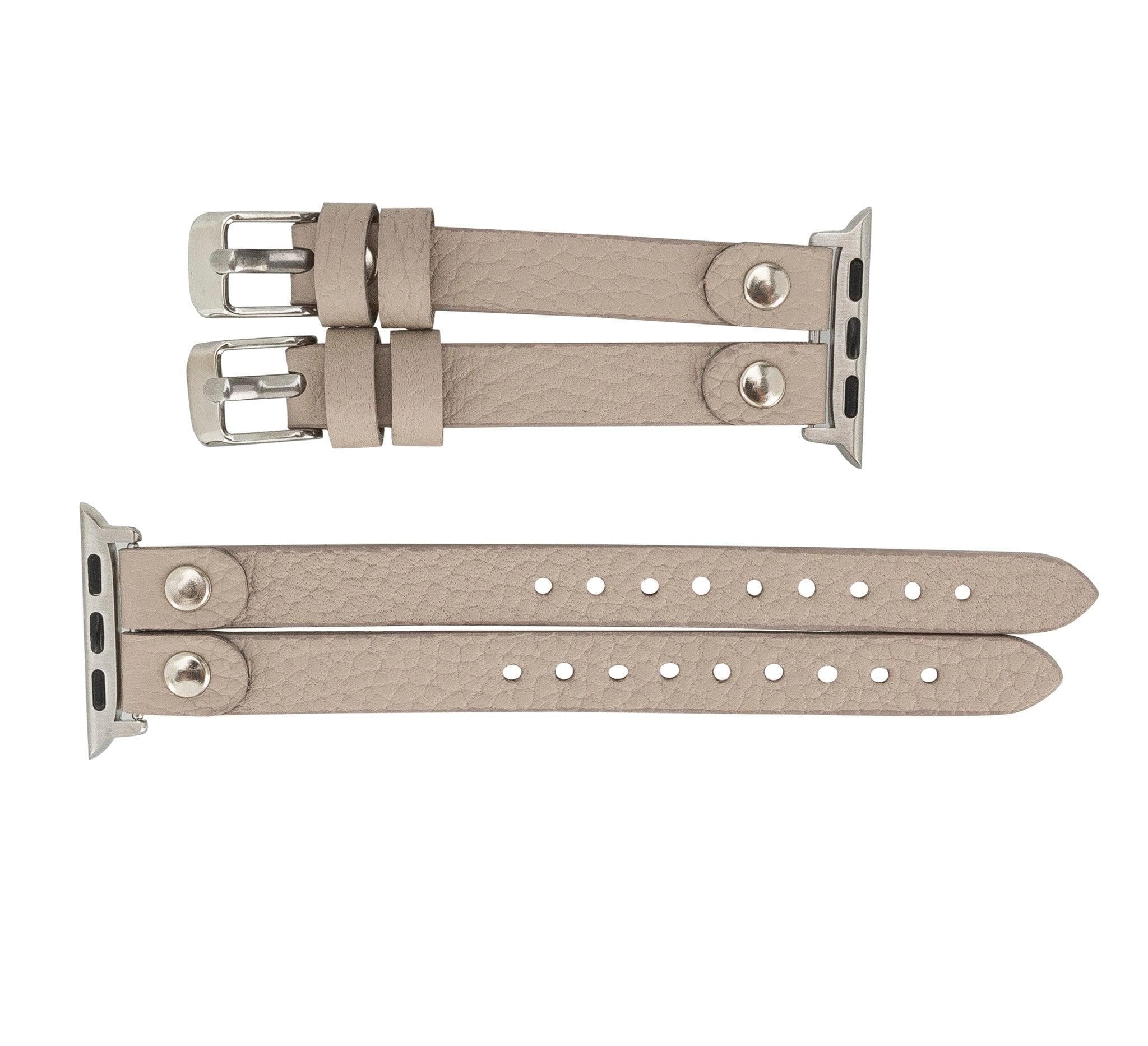 Durham Ely Leather Apple Watch Double Band - TORONATA - color_