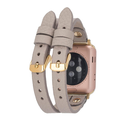 Durham Ely Leather Apple Watch Double Band - TORONATA - color_