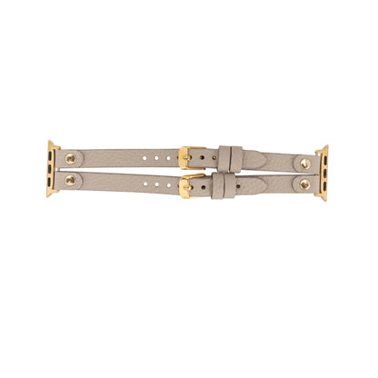 Durham Ely Leather Apple Watch Double Band - TORONATA - color_