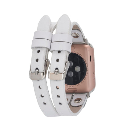 Durham Ely Leather Apple Watch Double Band - TORONATA - color_