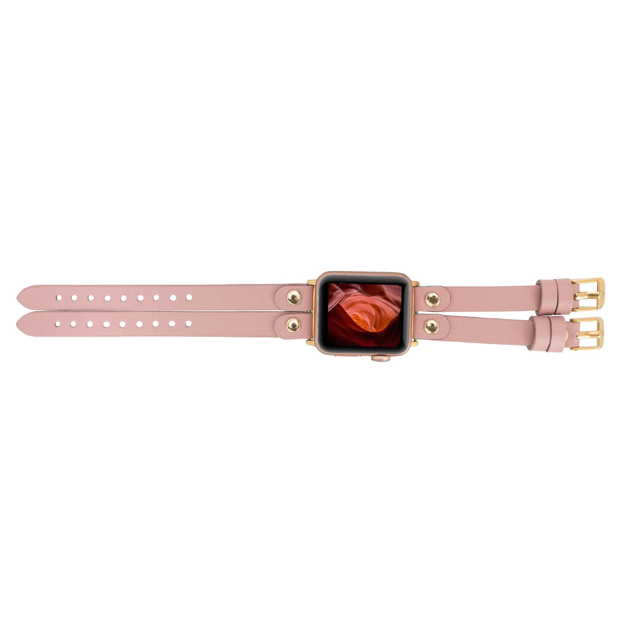 Durham Ely Leather Apple Watch Double Band - TORONATA - color_