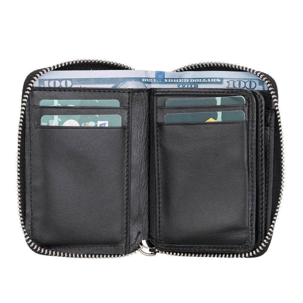 Elvis Leather Zipper Wallet - TORONATA - color_