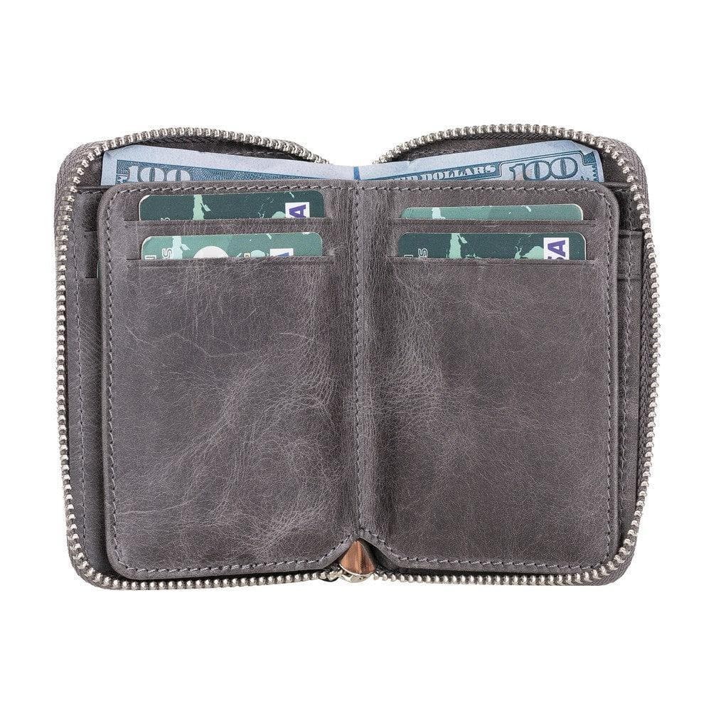 Elvis Leather Zipper Wallet - TORONATA - color_