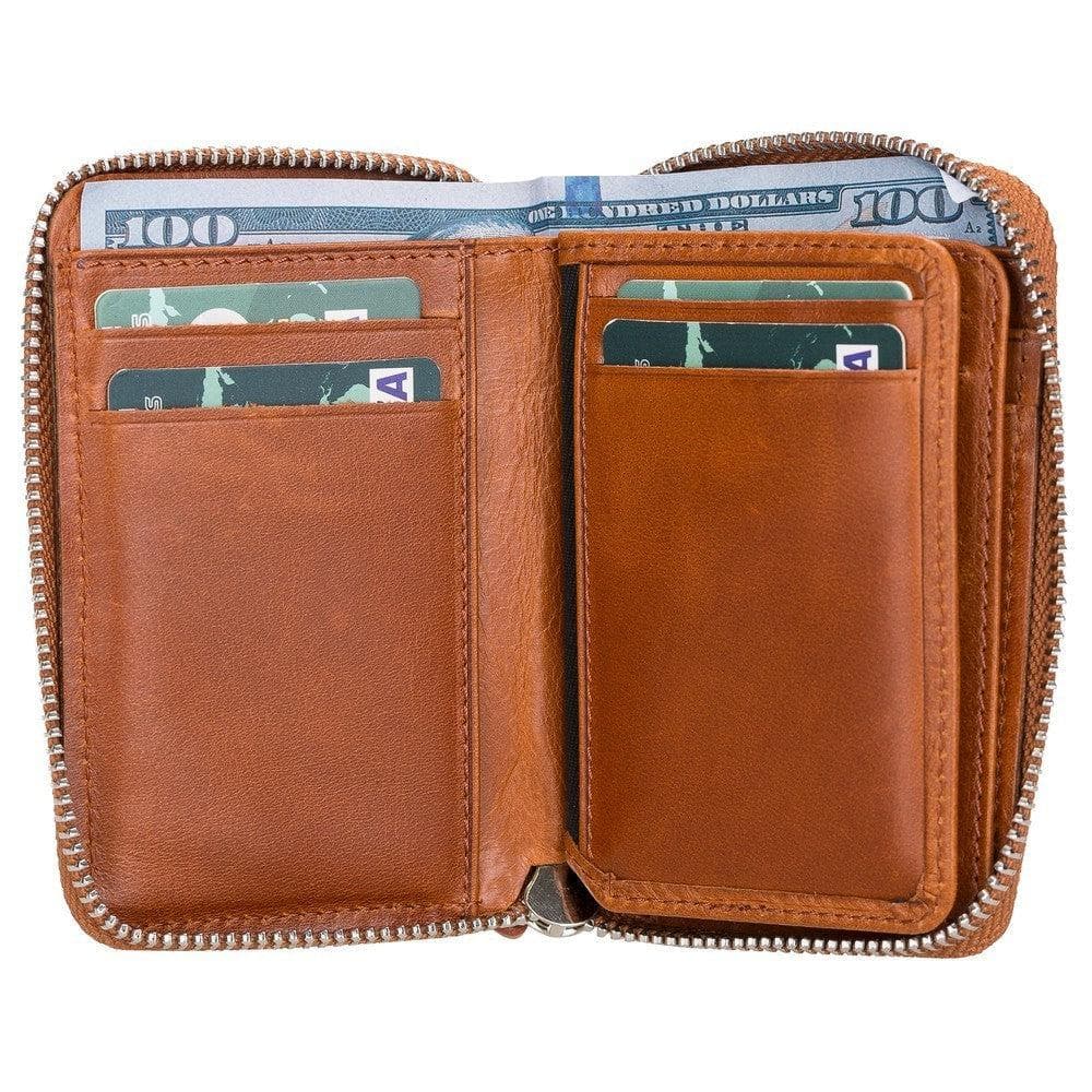 Elvis Leather Zipper Wallet - TORONATA - color_