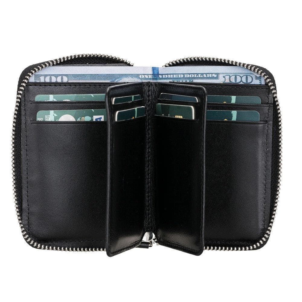Elvis Leather Zipper Wallet - TORONATA - color_