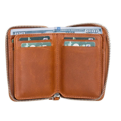 Elvis Leather Zipper Wallet - TORONATA - color_