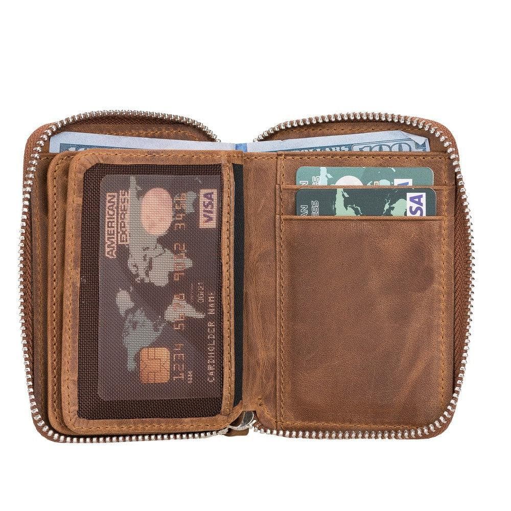 Elvis Leather Zipper Wallet - TORONATA - color_