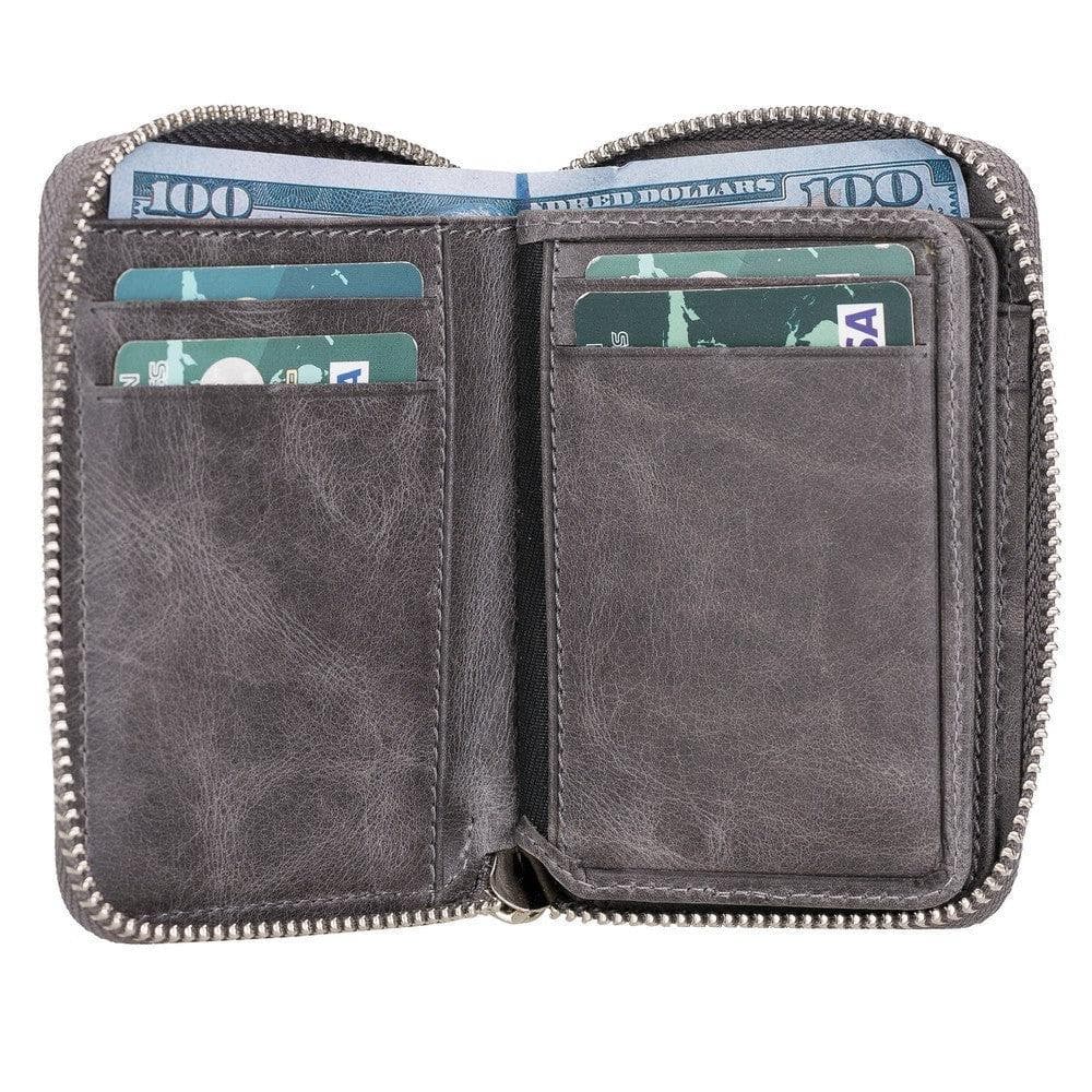 Elvis Leather Zipper Wallet - TORONATA - color_