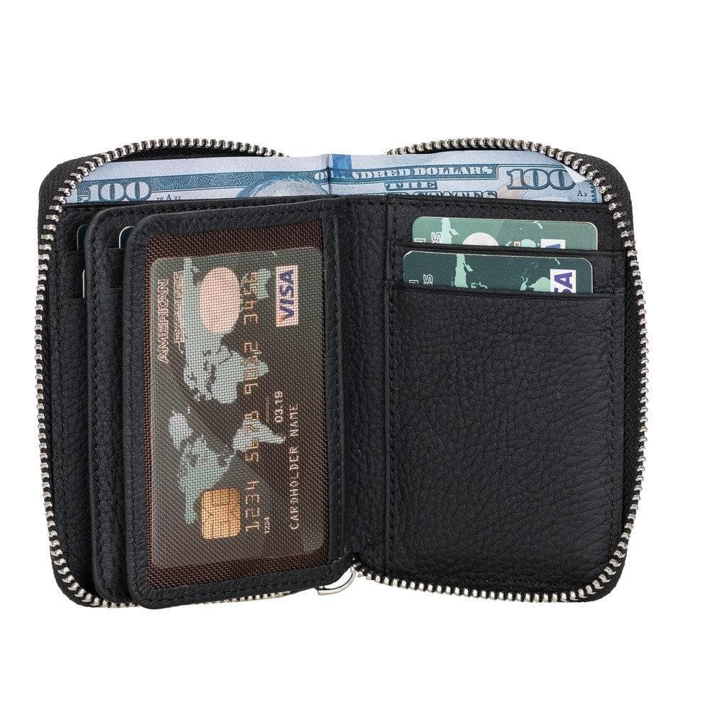 Elvis Leather Zipper Wallet - TORONATA - color_