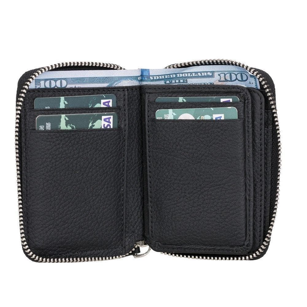 Elvis Leather Zipper Wallet - TORONATA - color_