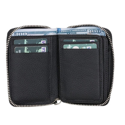 Elvis Leather Zipper Wallet - TORONATA - color_