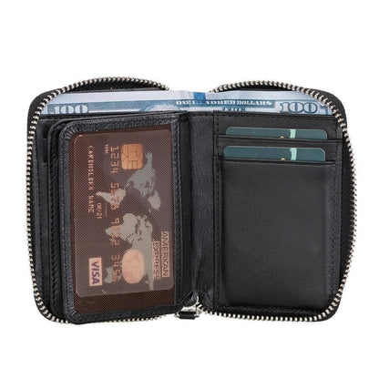 Elvis Leather Zipper Wallet - TORONATA - color_