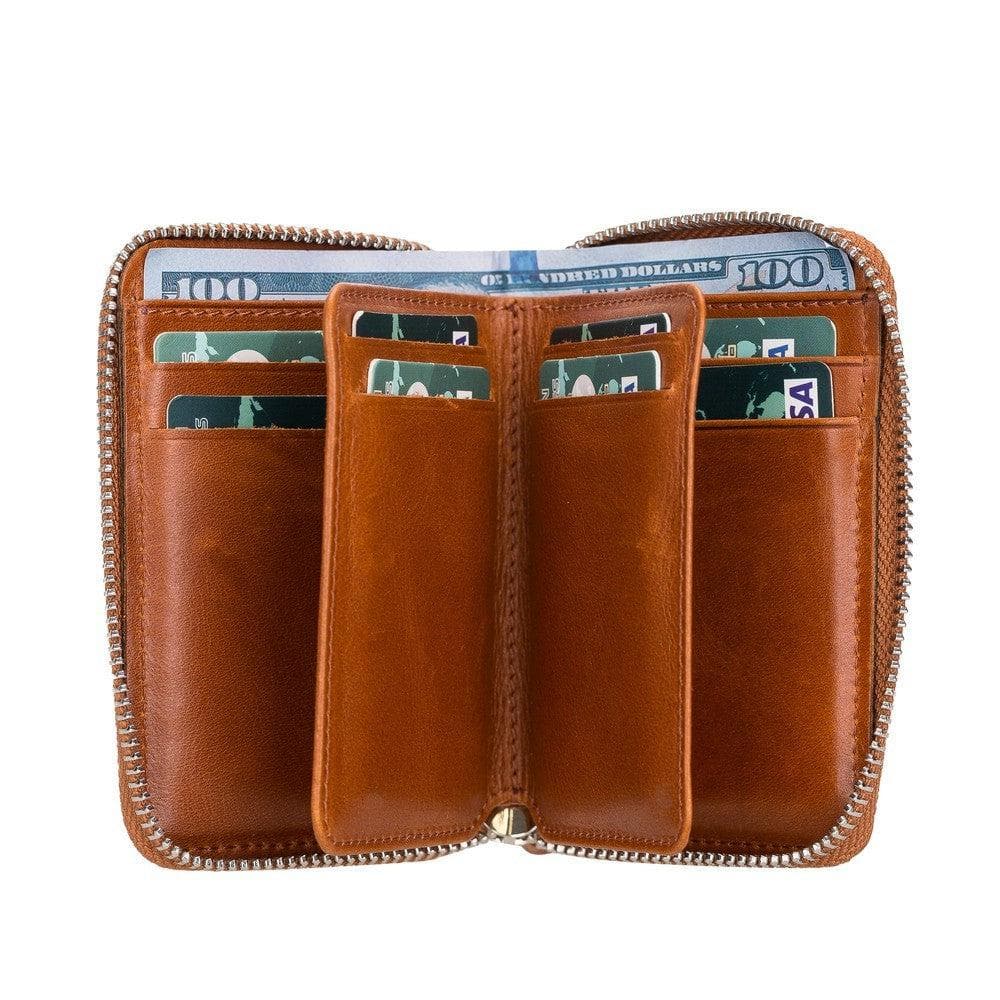 Elvis Leather Zipper Wallet - TORONATA - color_