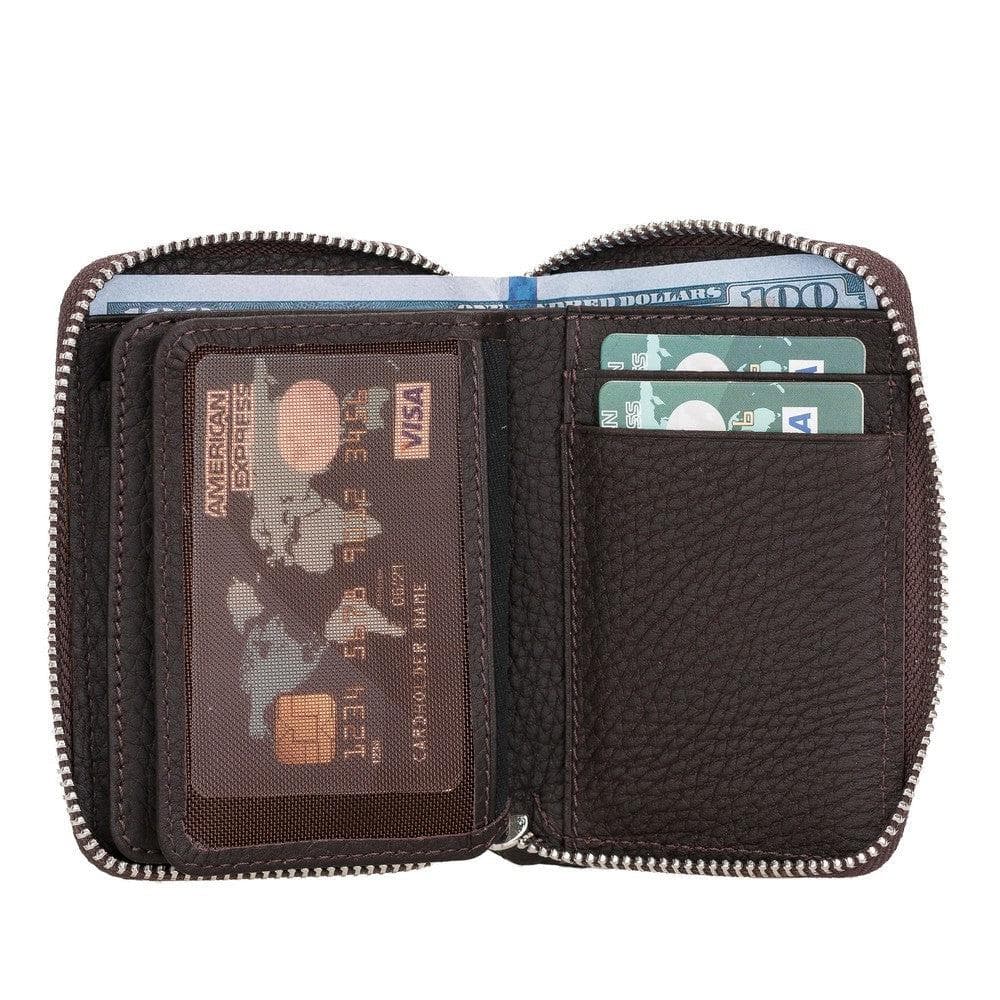 Elvis Leather Zipper Wallet - TORONATA - color_