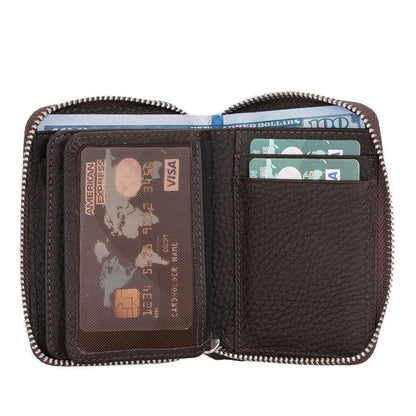 Elvis Leather Zipper Wallet - TORONATA - color_