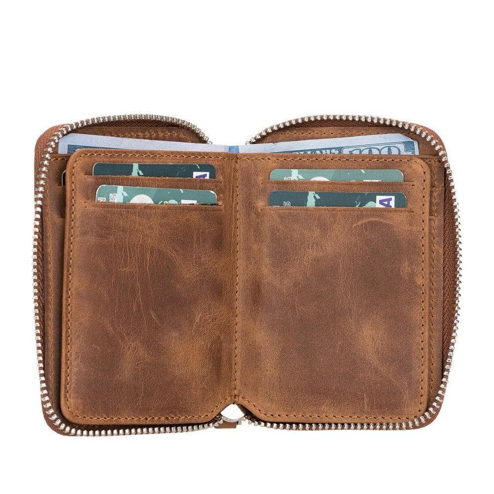 Elvis Leather Zipper Wallet - TORONATA - color_