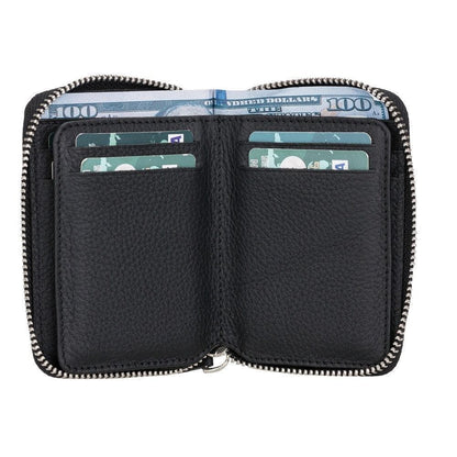 Elvis Leather Zipper Wallet - TORONATA - color_