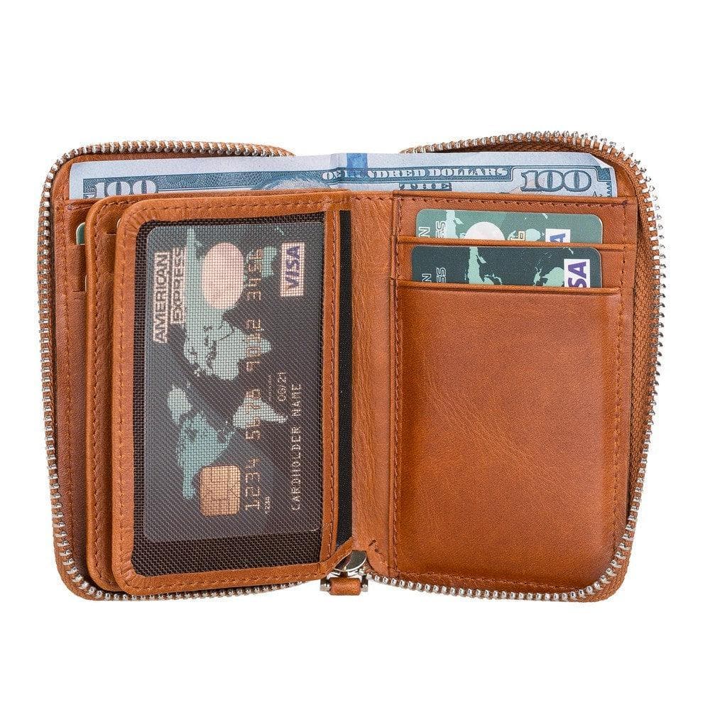Elvis Leather Zipper Wallet - TORONATA - color_