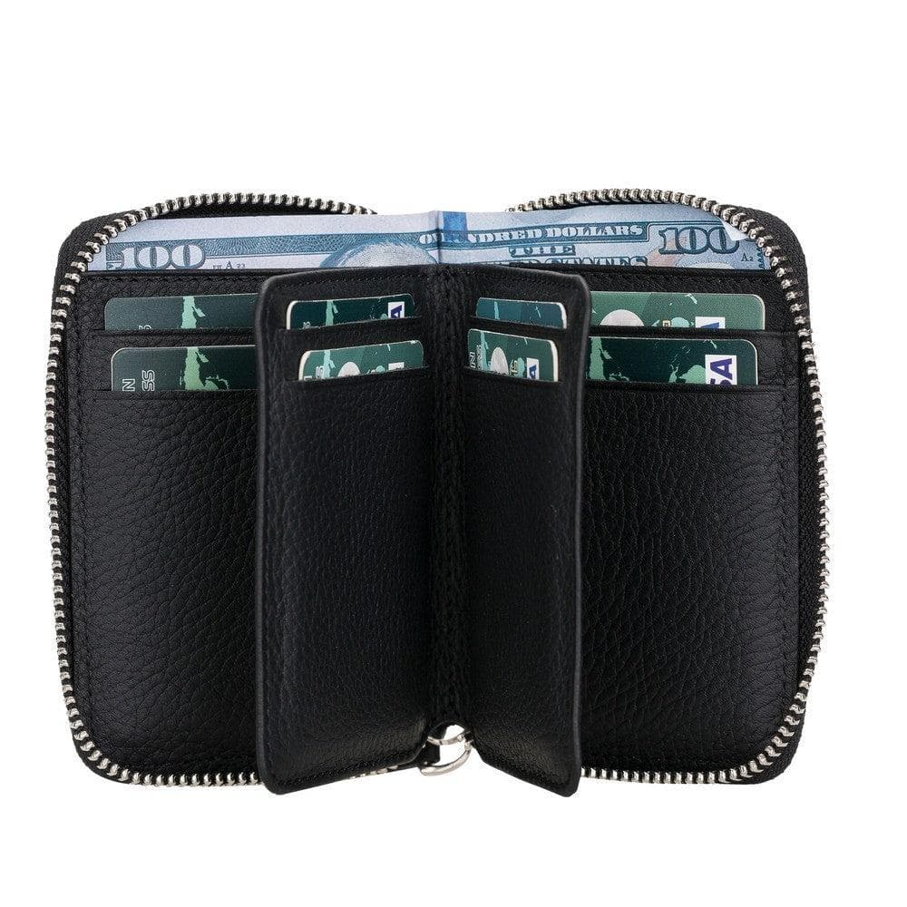 Elvis Leather Zipper Wallet - TORONATA - color_