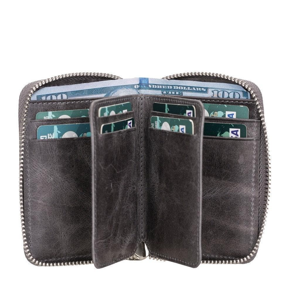 Elvis Leather Zipper Wallet - TORONATA - color_
