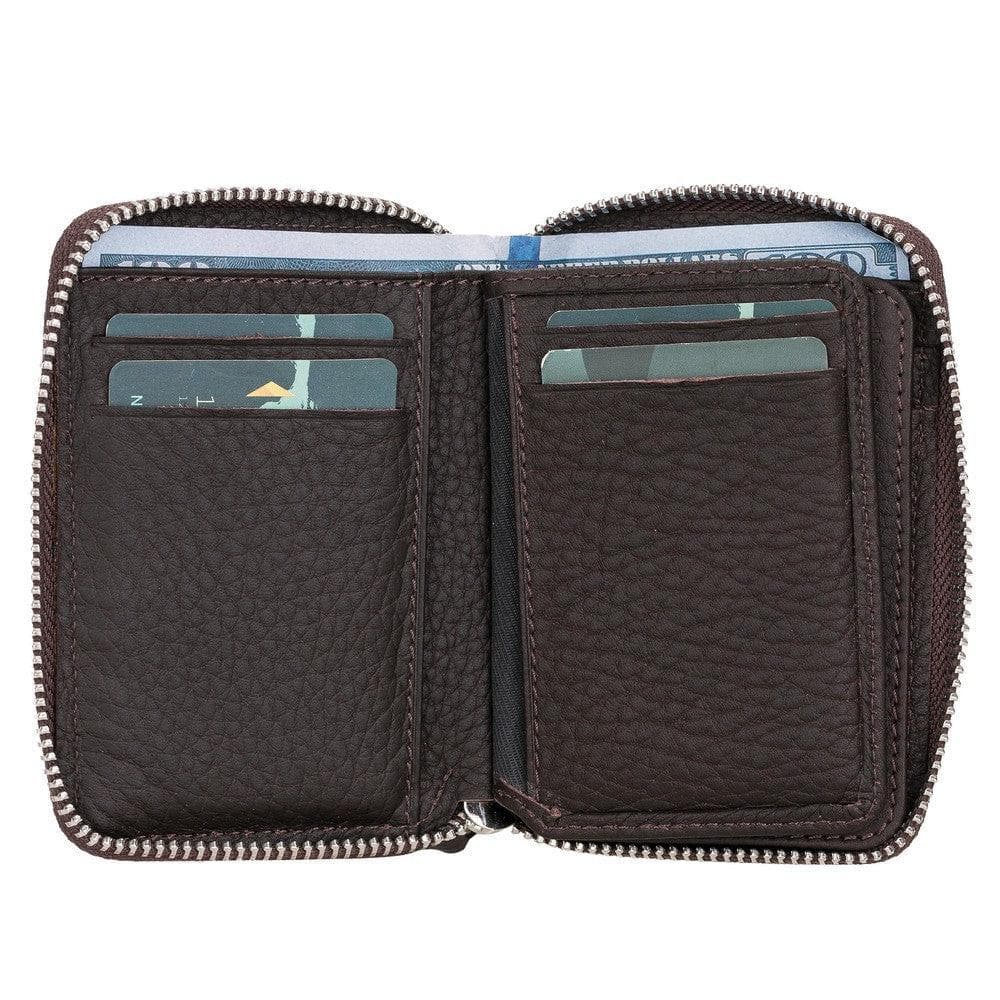 Elvis Leather Zipper Wallet - TORONATA - color_