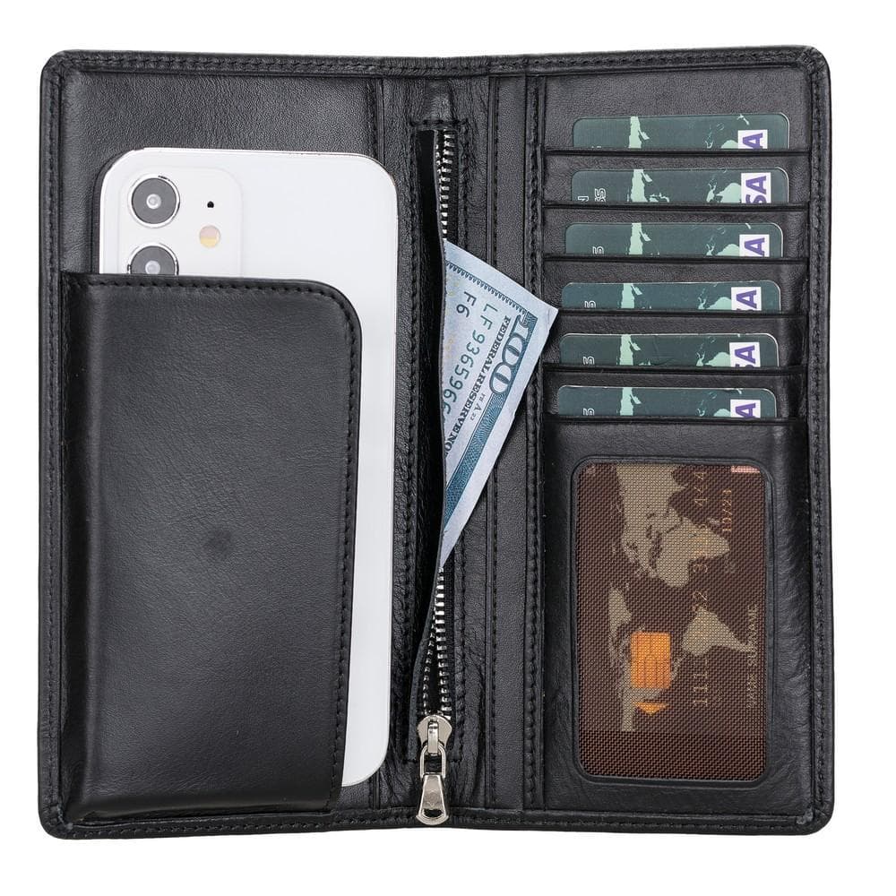 Evra Leather Universal Wallet - TORONATA - color_ Black