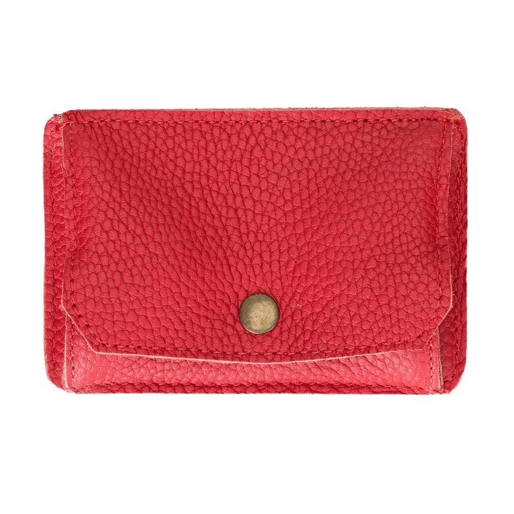 Functional Leather Coin Holder - TORONATA - color_ Crimson