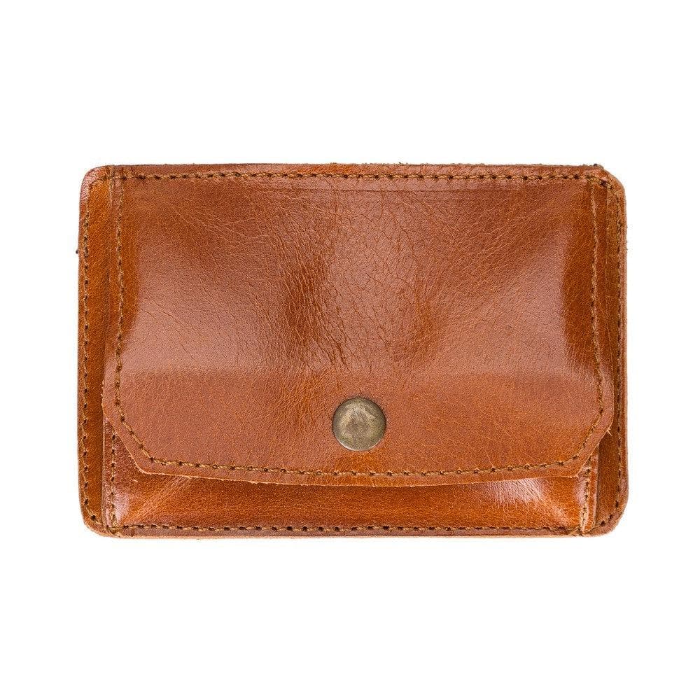 Functional Leather Coin Holder - TORONATA - color_ Tan