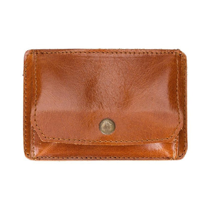 Functional Leather Coin Holder - TORONATA - color_ Tan