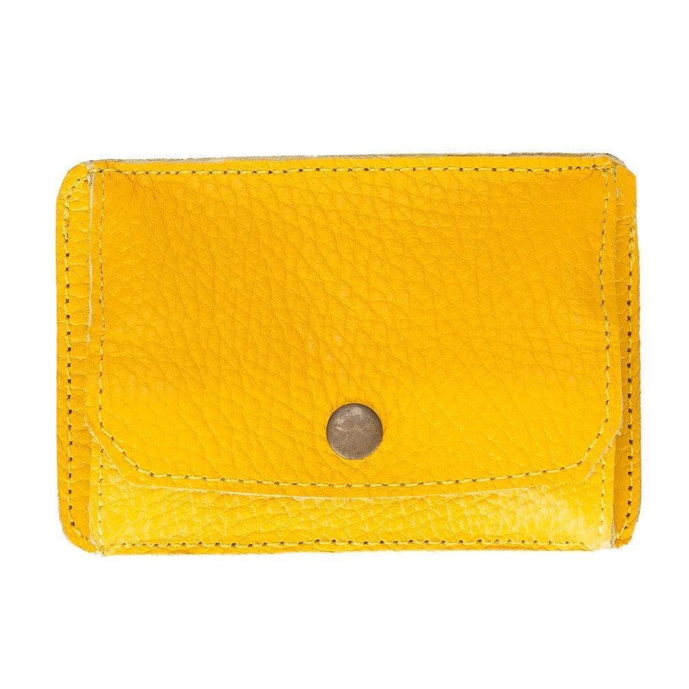 Functional Leather Coin Holder - TORONATA - color_ Yellow