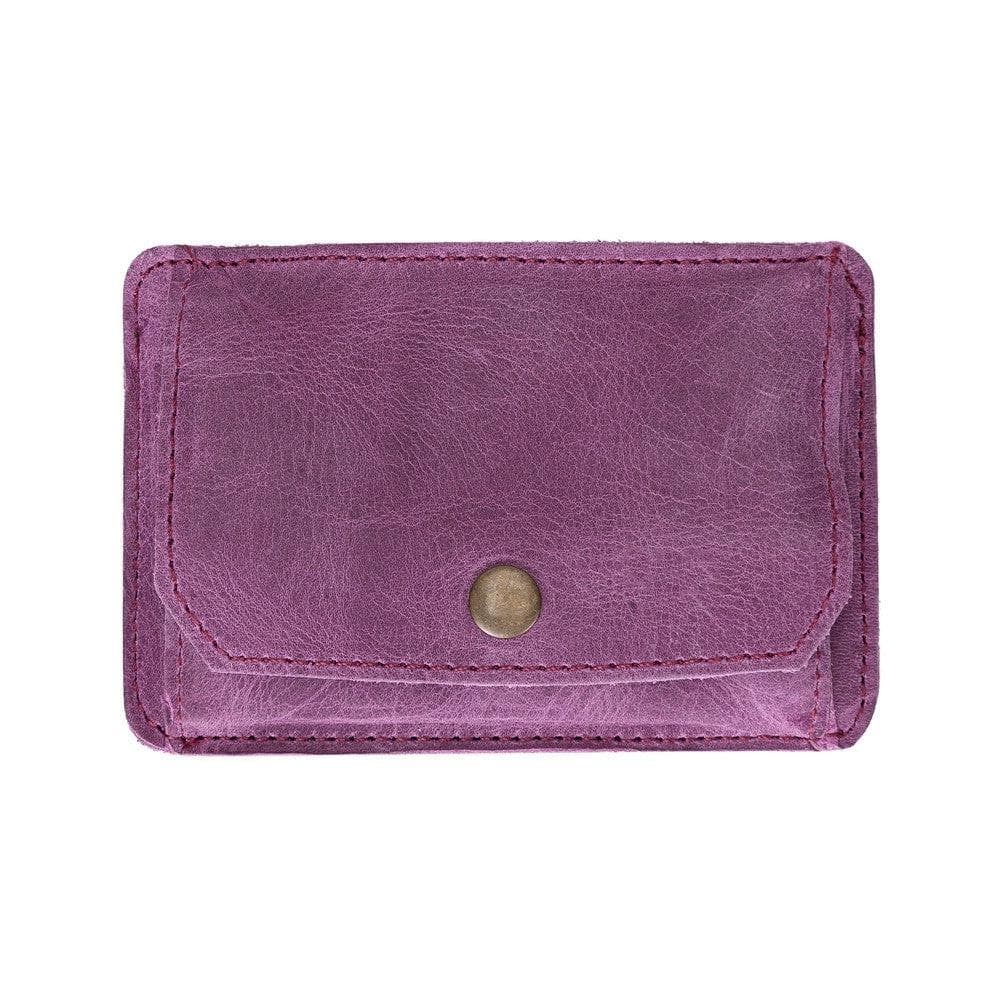 Functional Leather Coin Holder - TORONATA - color_ Purple