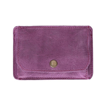 Functional Leather Coin Holder - TORONATA - color_ Purple