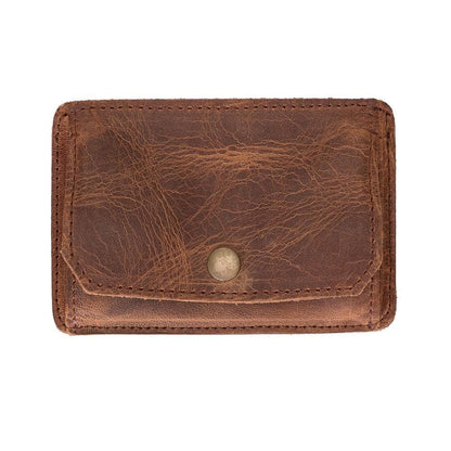 Functional Leather Coin Holder - TORONATA - color_ Brown