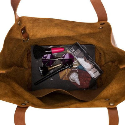 Moon Leather Women Tote Bag - TORONATA - color_