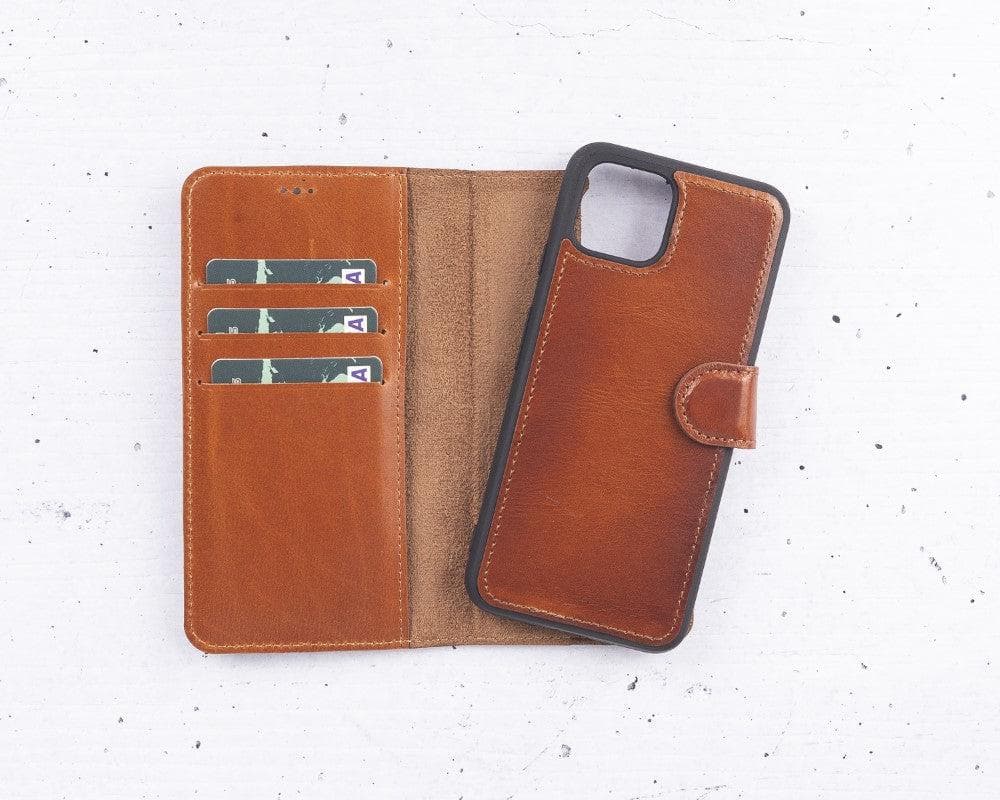 Magic Google Pixel 4 XL Detachable Leather Wallet Case - TORONATA - color_ Tan